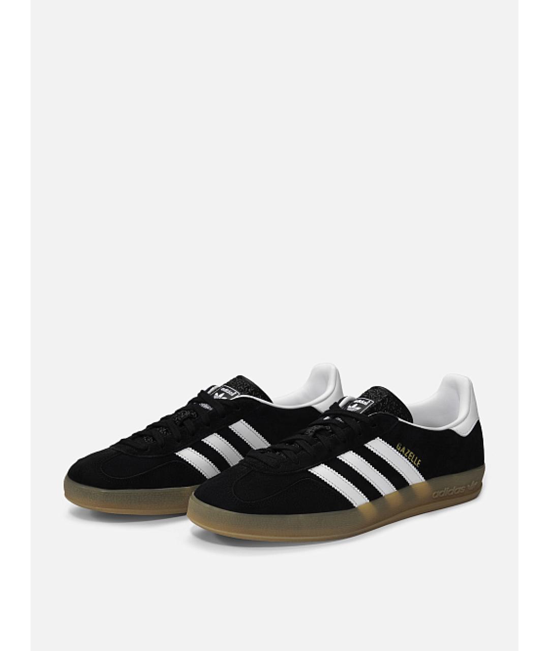 ADIDAS Зеленые кожаные низкие кроссовки / кеды, фото 3