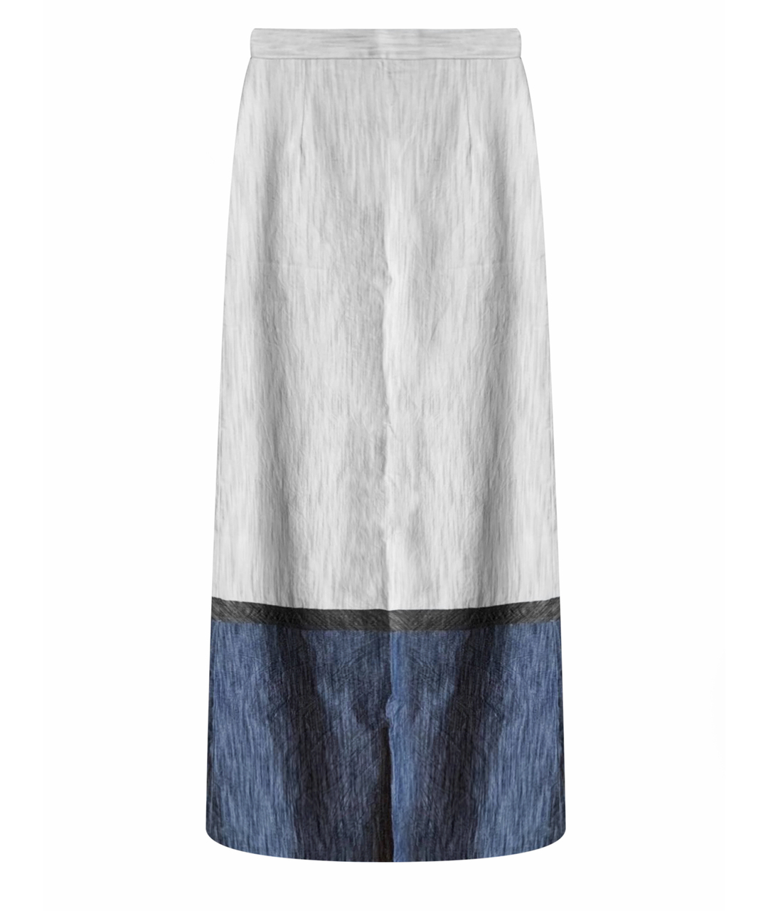 DSQUARED2 Голубая хлопковая юбка макси, фото 1
