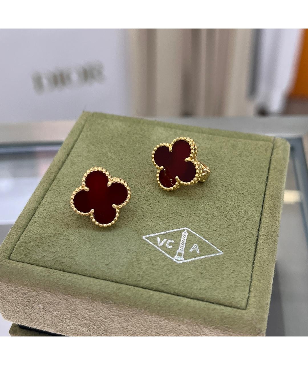 VAN CLEEF & ARPELS Золотые серьги из желтого золота, фото 3
