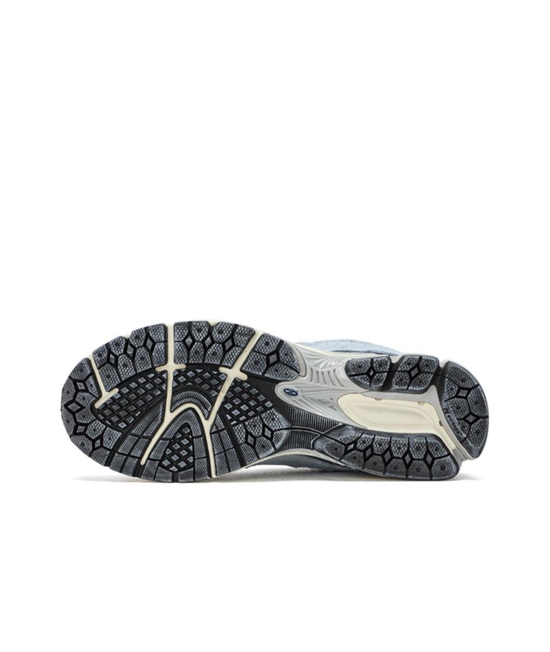 NEW BALANCE Голубые замшевые низкие кроссовки / кеды, фото 3