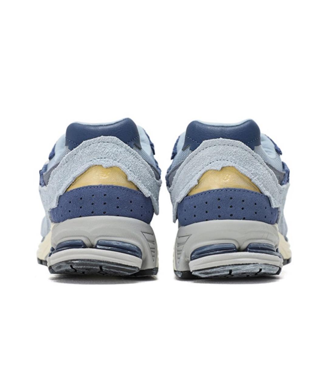 NEW BALANCE Голубые замшевые низкие кроссовки / кеды, фото 4