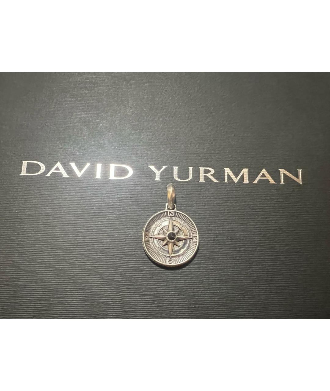 David Yurman Серебряная серебряная цепочка/подвеска, фото 5