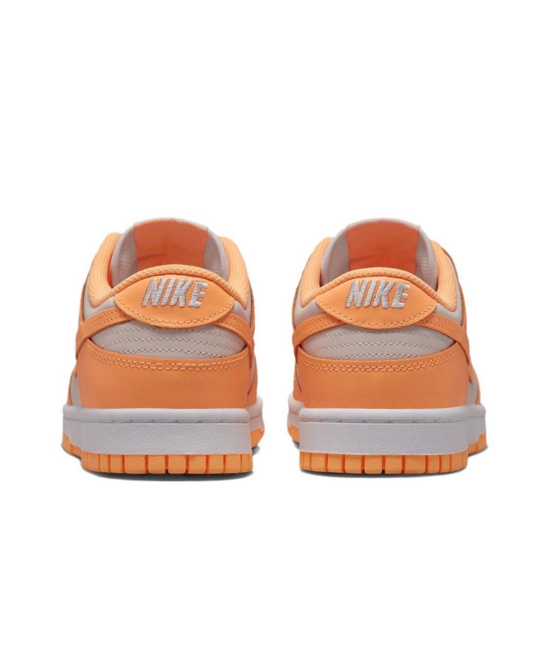 NIKE Оранжевое кожаные кроссовки, фото 4