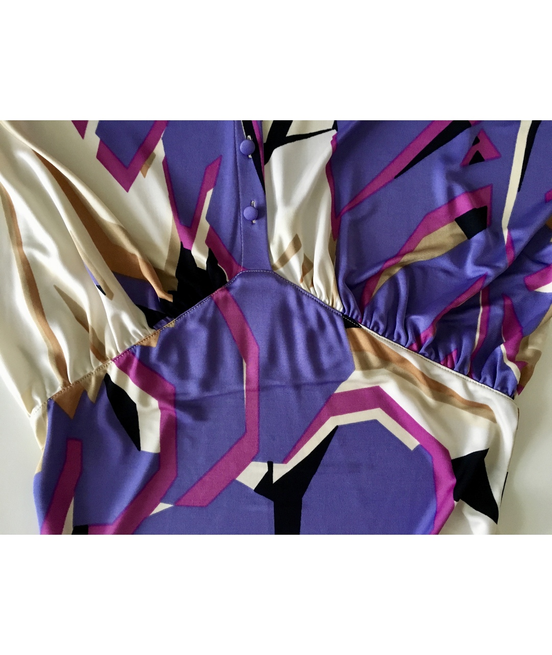 CLIPS Фиолетовое вискозное повседневное платье, фото 7