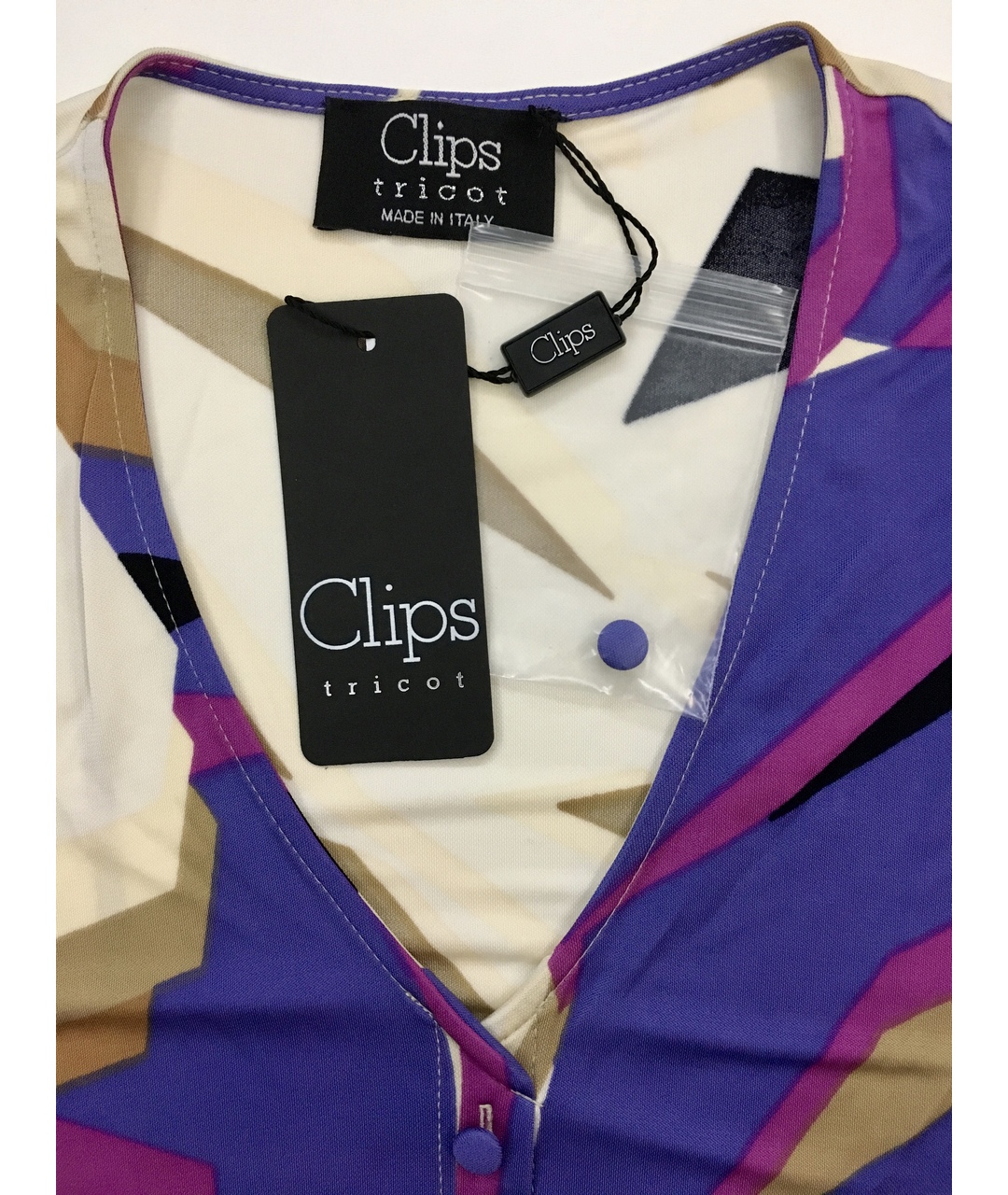 CLIPS Фиолетовое вискозное повседневное платье, фото 5