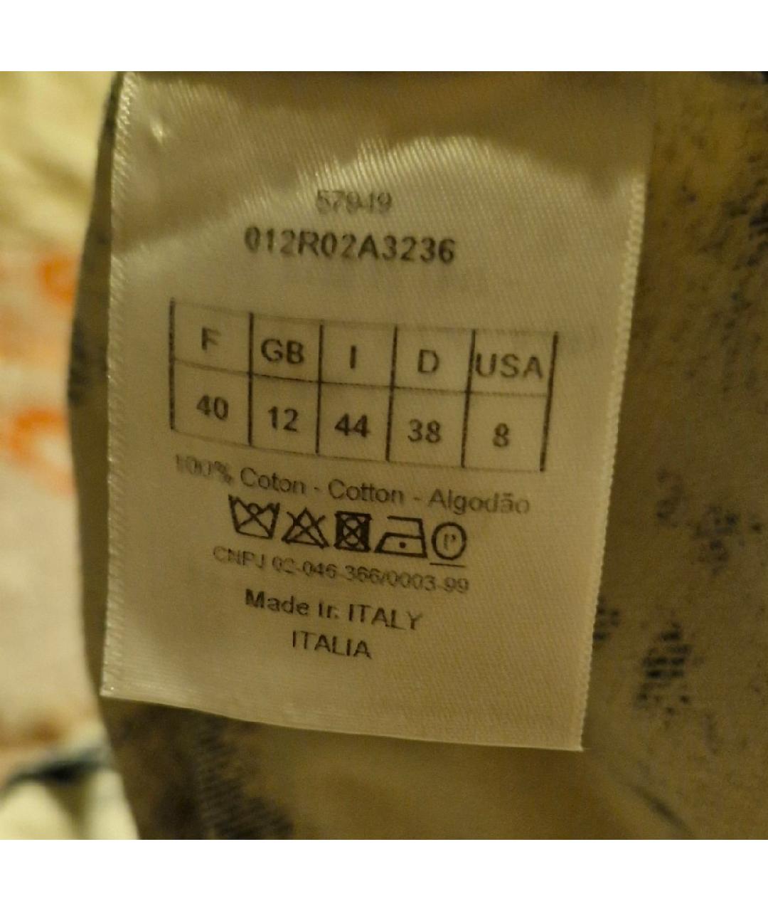 CHRISTIAN DIOR Белое деним повседневное платье, фото 6