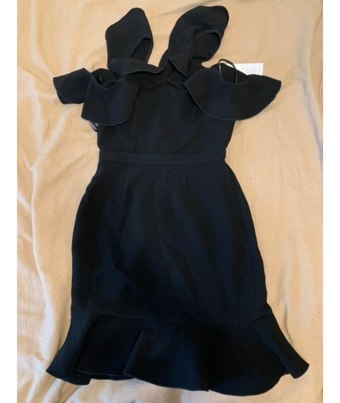 RACHEL ZOE Черное коктейльное платье, фото 3