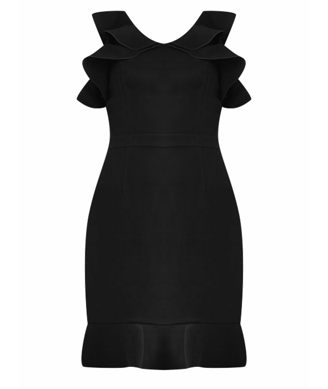 RACHEL ZOE Черное коктейльное платье, фото 1