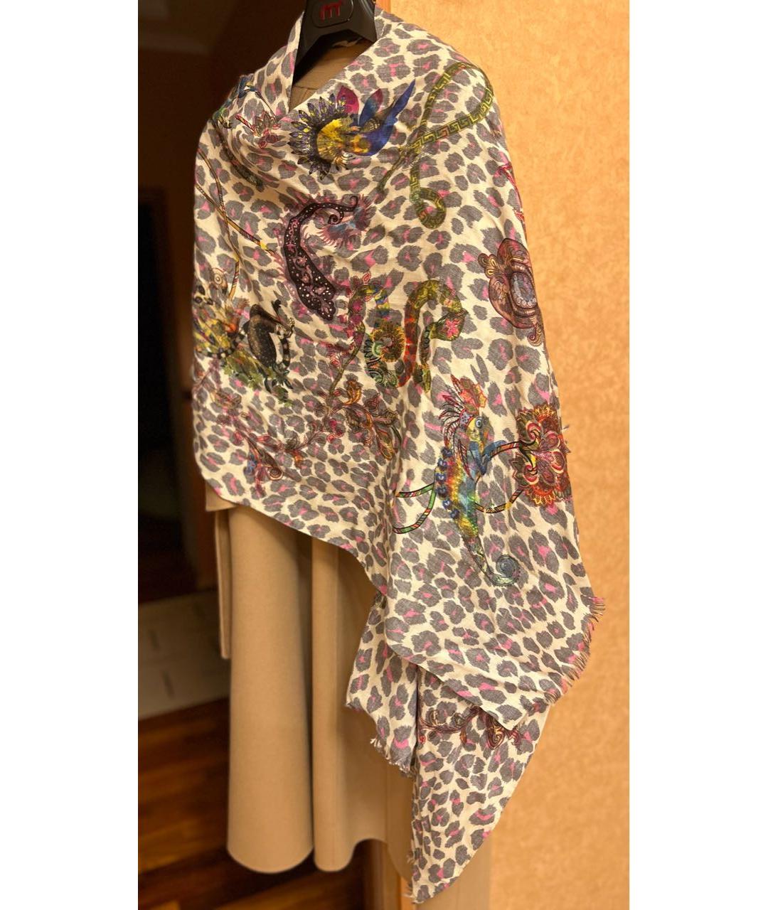 ETRO Мульти кашемировый шарф, фото 4