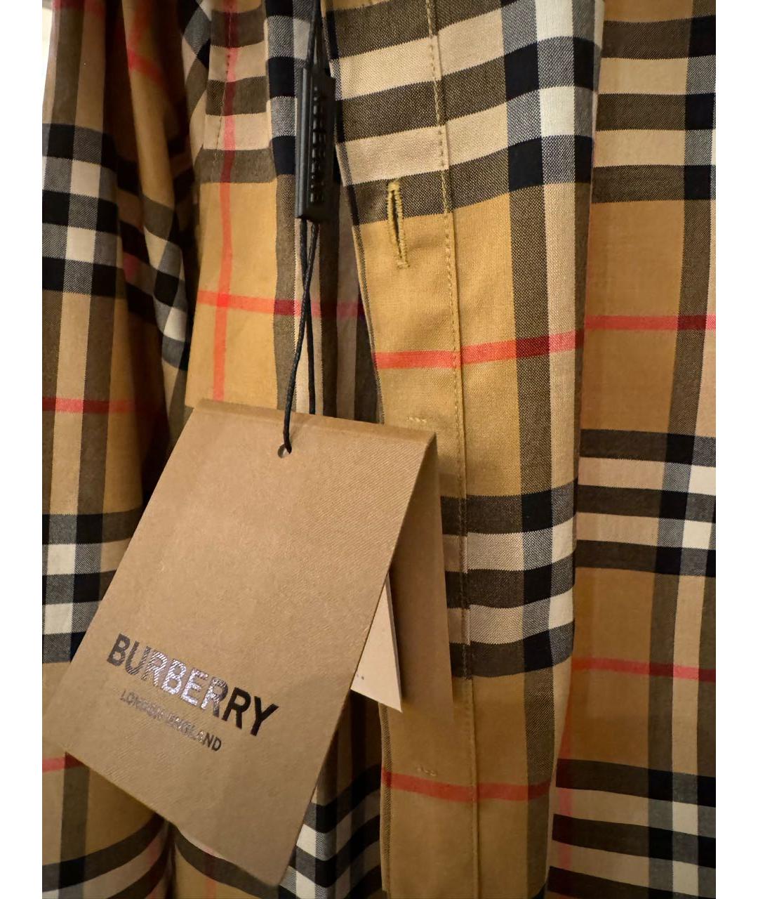 BURBERRY Мульти хлопковая рубашка, фото 5