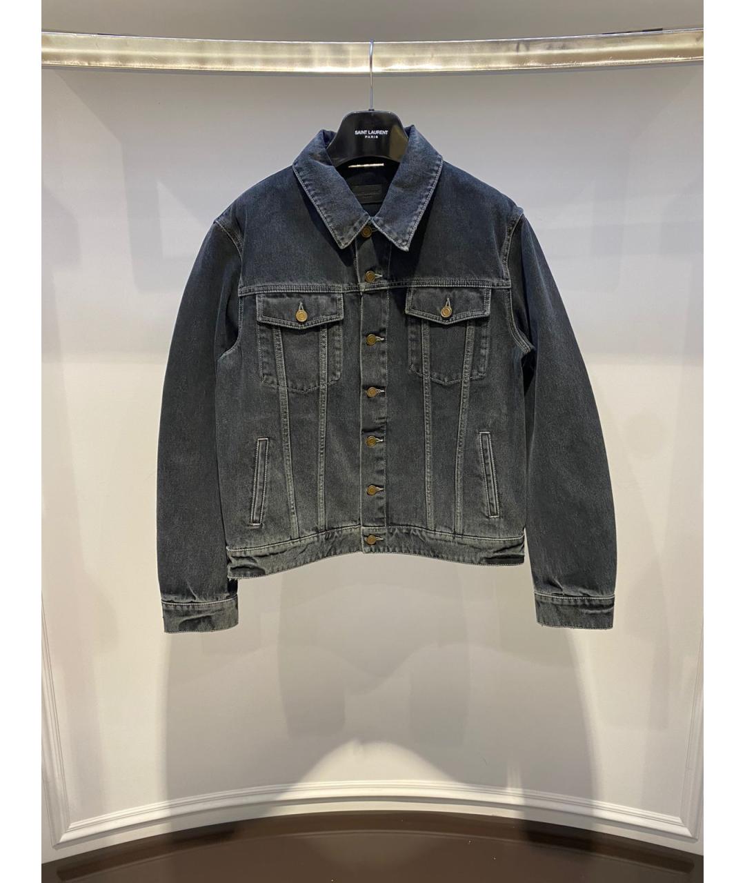 SAINT LAURENT Серая куртка, фото 3