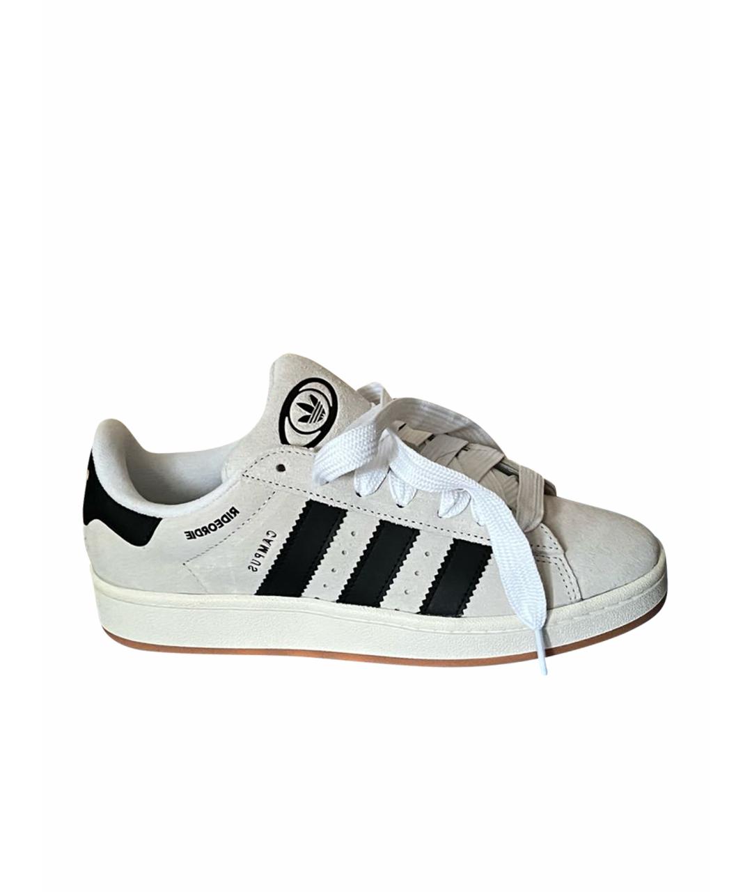 ADIDAS Бежевые текстильные кроссовки, фото 1