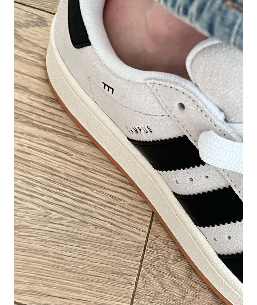 ADIDAS Бежевые текстильные кроссовки, фото 4