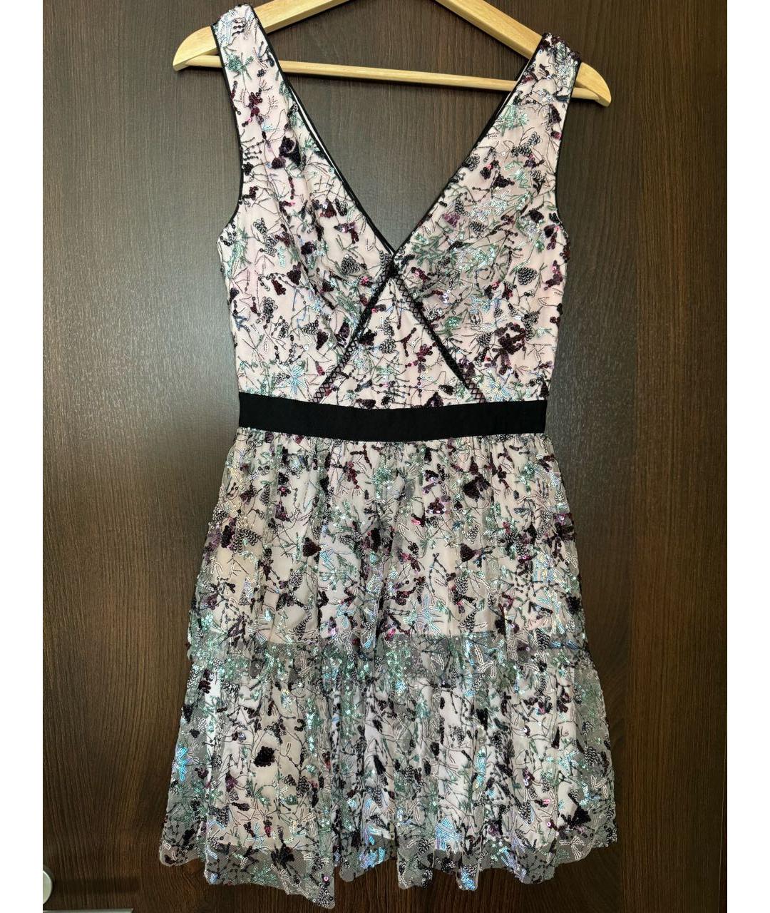 SELF-PORTRAIT Мульти коктейльное платье, фото 5