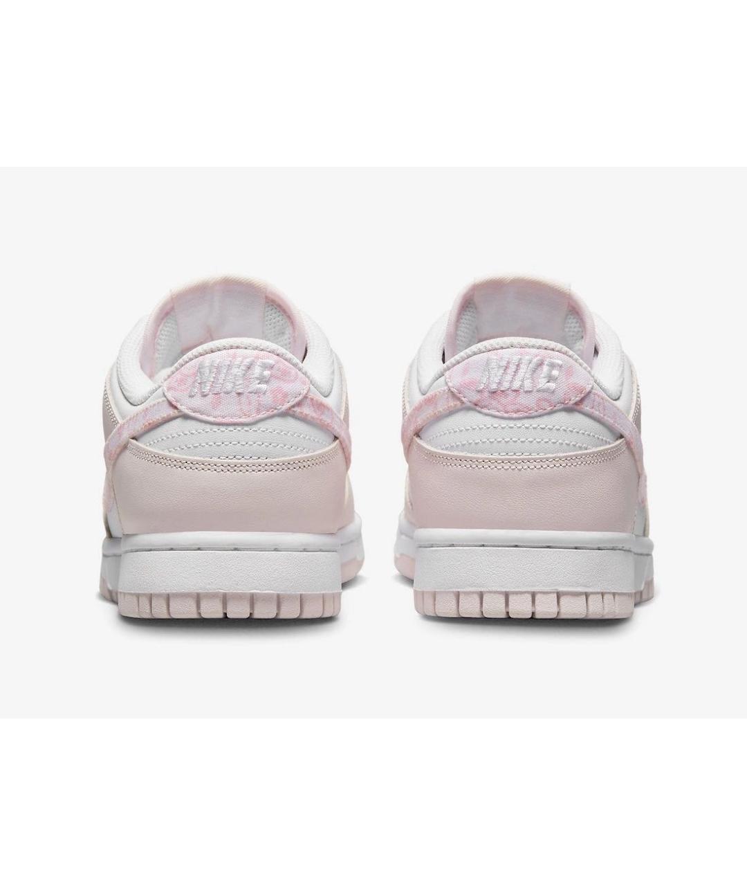 NIKE Розовые кожаные низкие кроссовки / кеды, фото 4