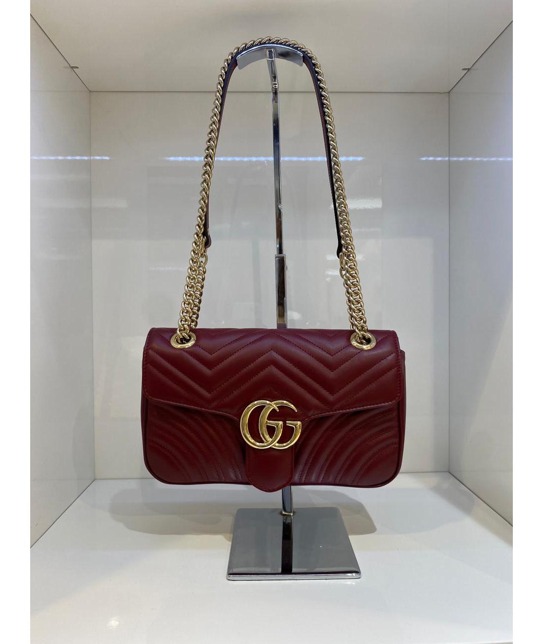 GUCCI Бордовая сумка через плечо, фото 3