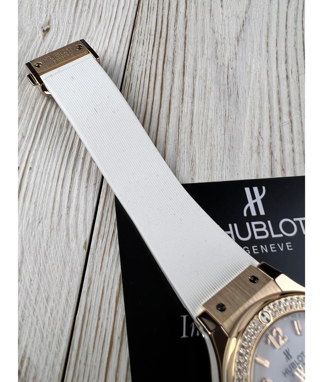 HUBLOT Белые часы из розового золота, фото 7