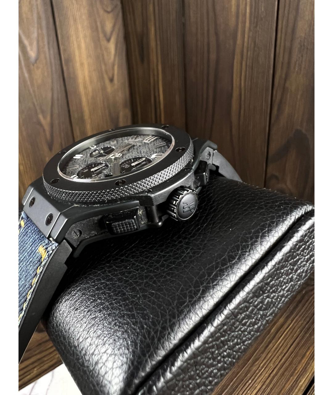 HUBLOT Черные керамические часы, фото 3