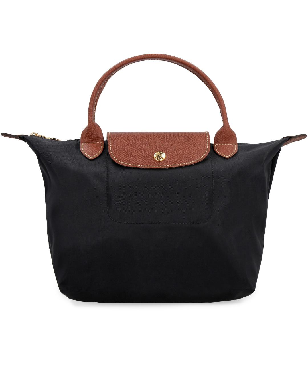 LONGCHAMP Черная синтетическая сумка тоут, фото 2