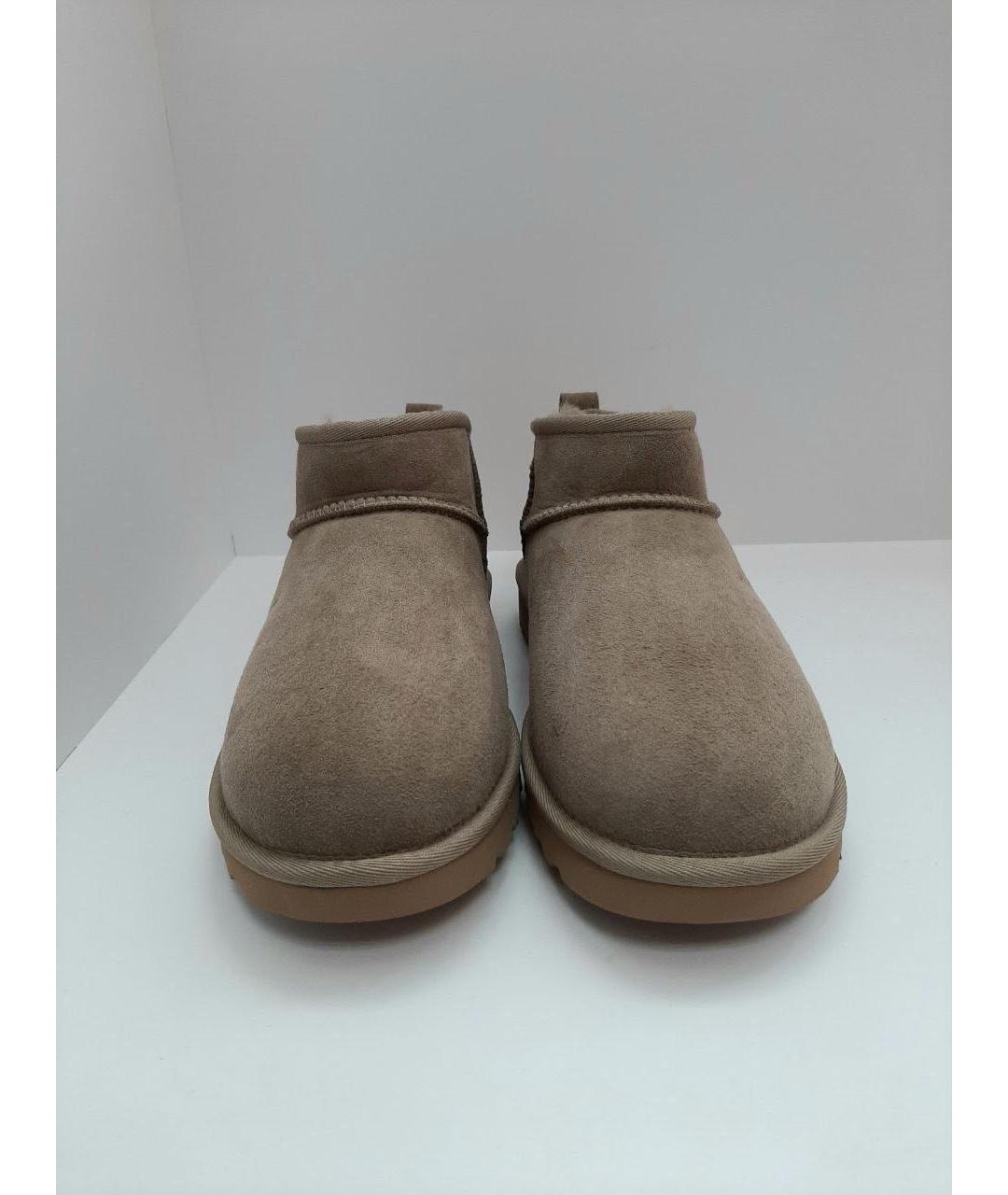 UGG AUSTRALIA Коричневые замшевые ботинки, фото 2