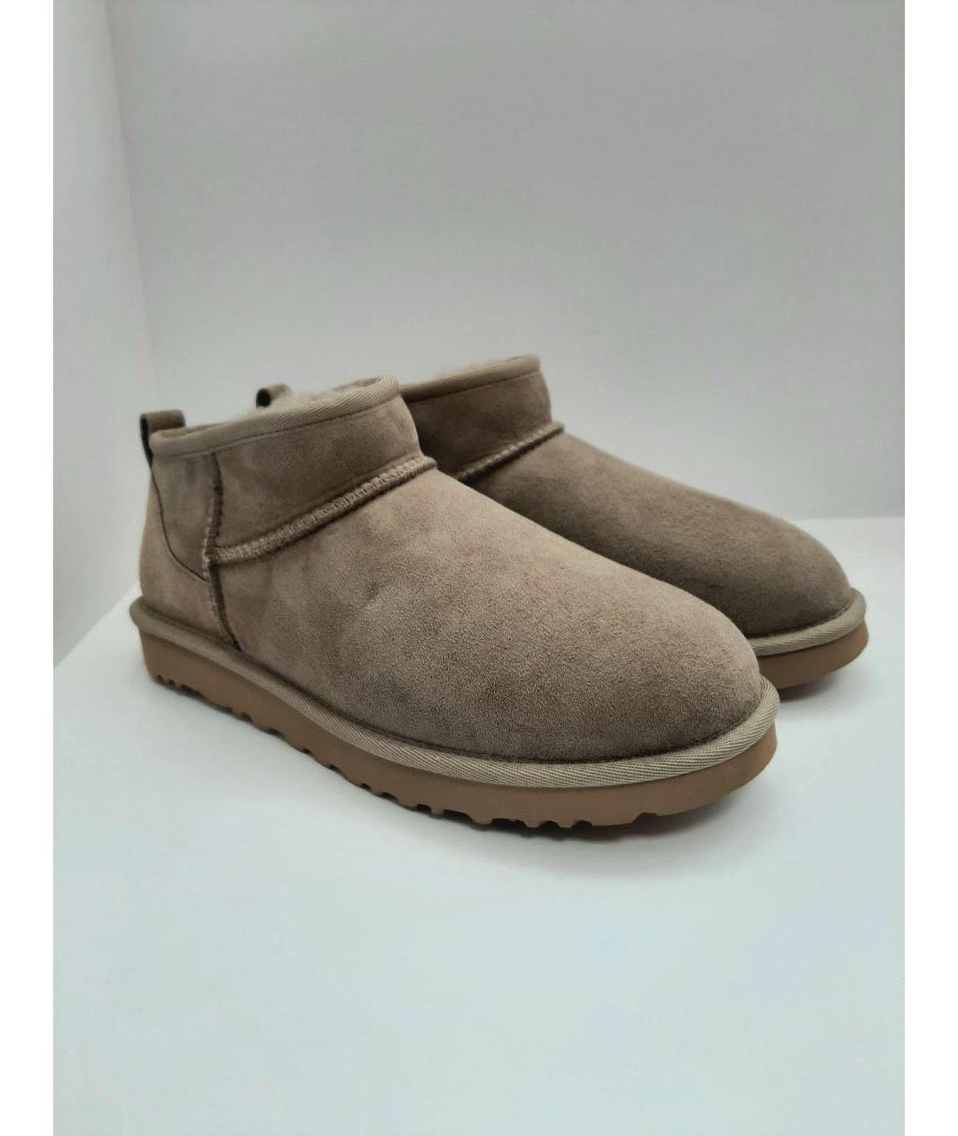 UGG AUSTRALIA Коричневые замшевые ботинки, фото 7
