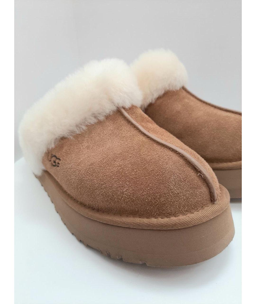 UGG AUSTRALIA Коричневые замшевые ботинки, фото 7