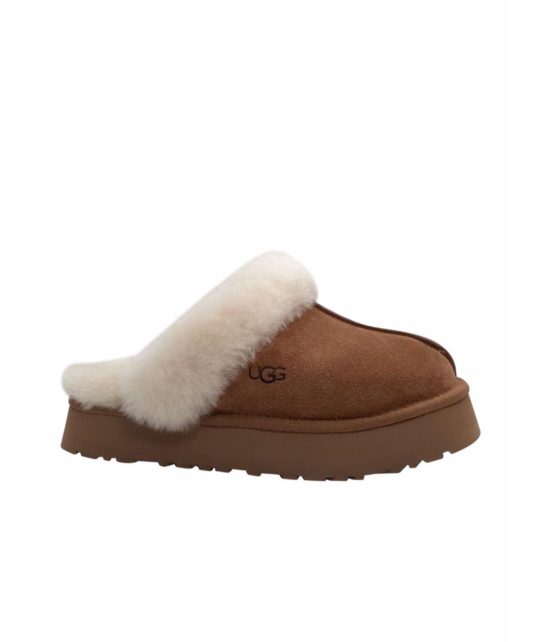 UGG AUSTRALIA Коричневые замшевые ботинки, фото 1