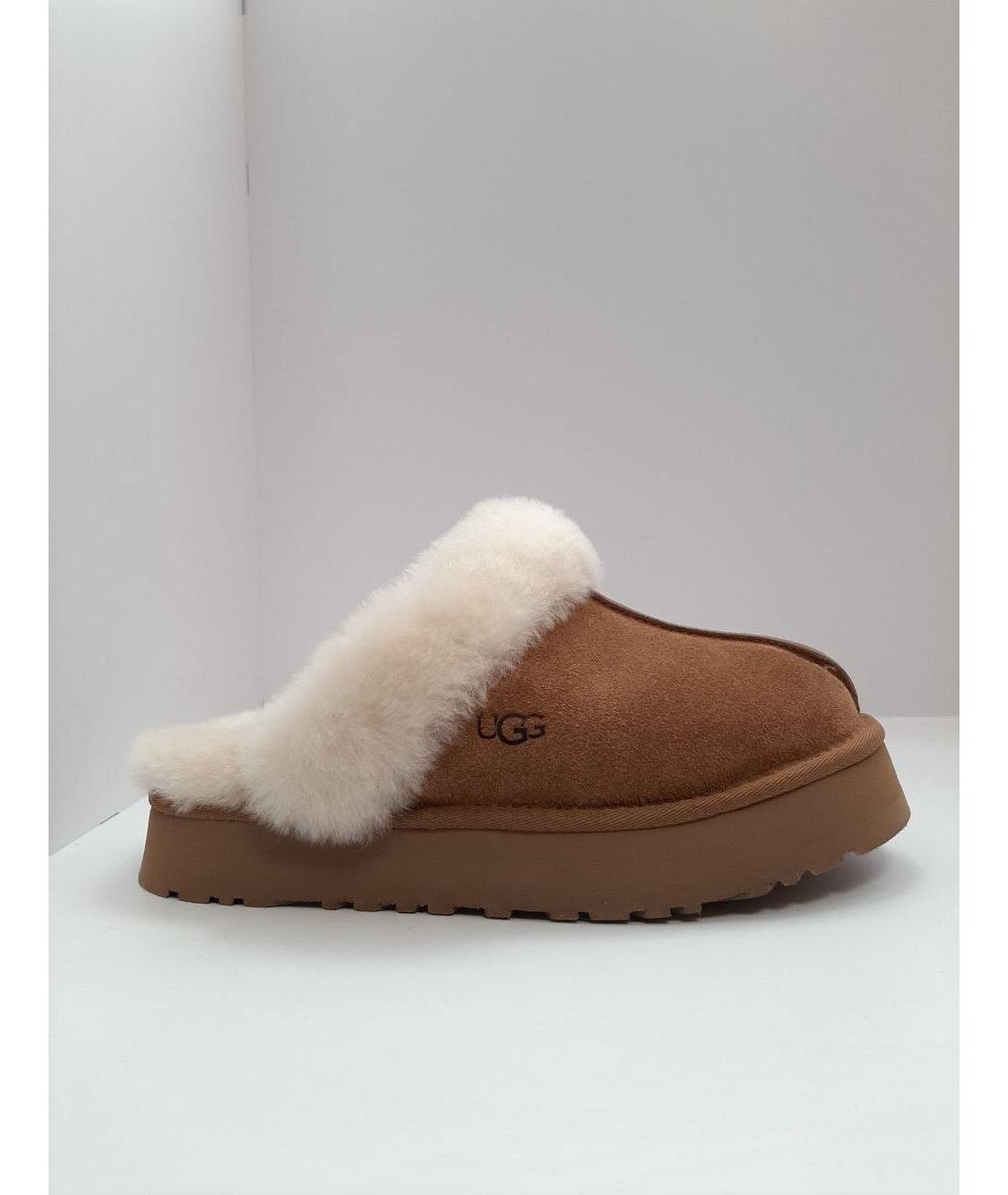 UGG AUSTRALIA Коричневые замшевые ботинки, фото 8