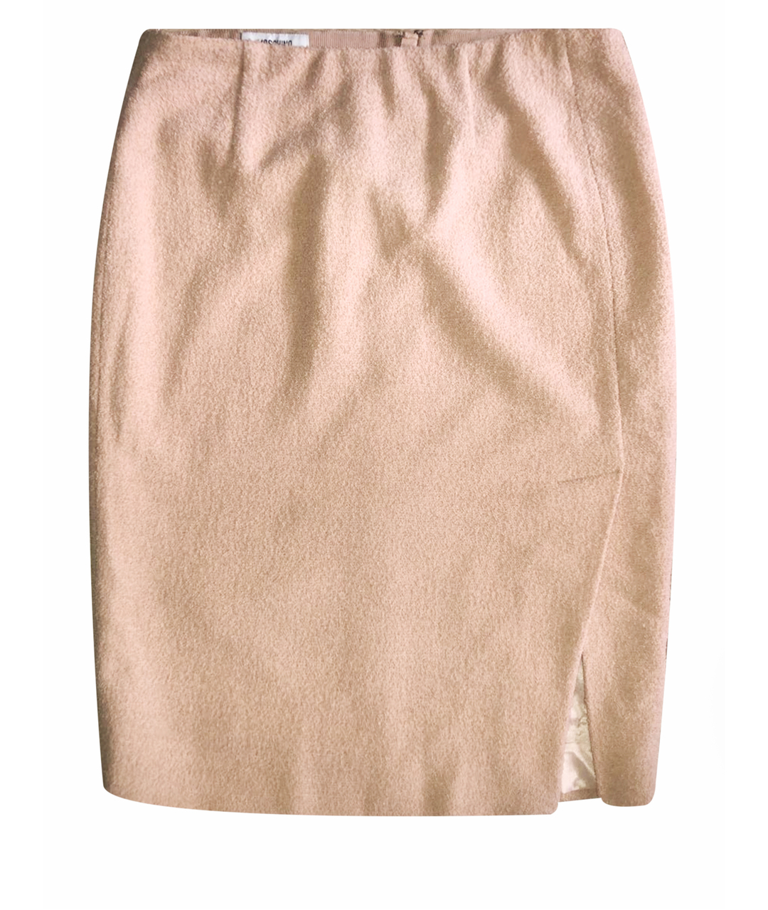 MOSCHINO Розовая шерстяная юбка миди, фото 1