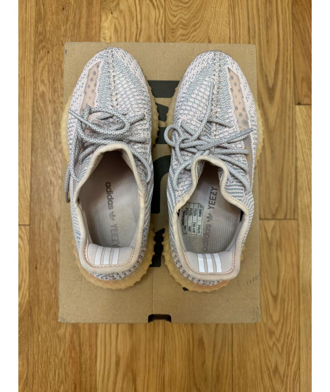 ADIDAS YEEZY Текстильные низкие кроссовки / кеды, фото 3