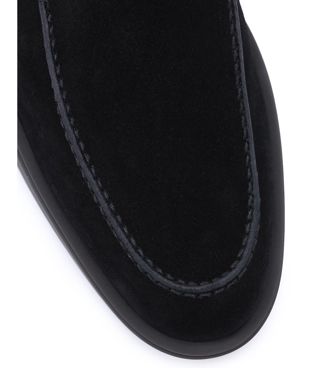 SANTONI Черные лоферы, фото 5