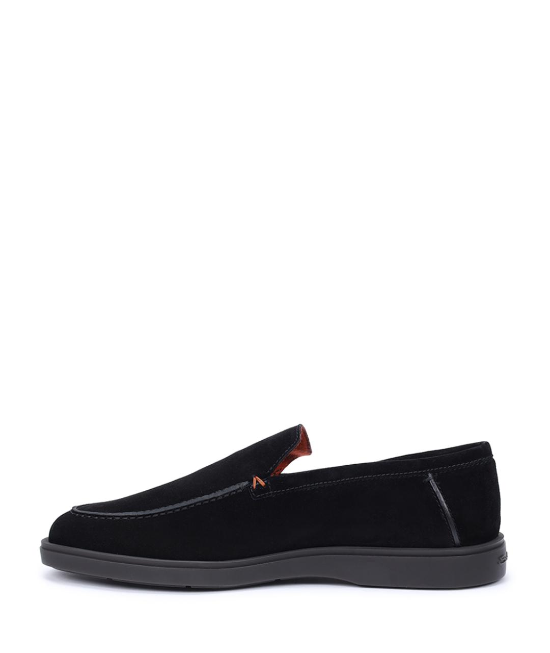 SANTONI Черные лоферы, фото 3