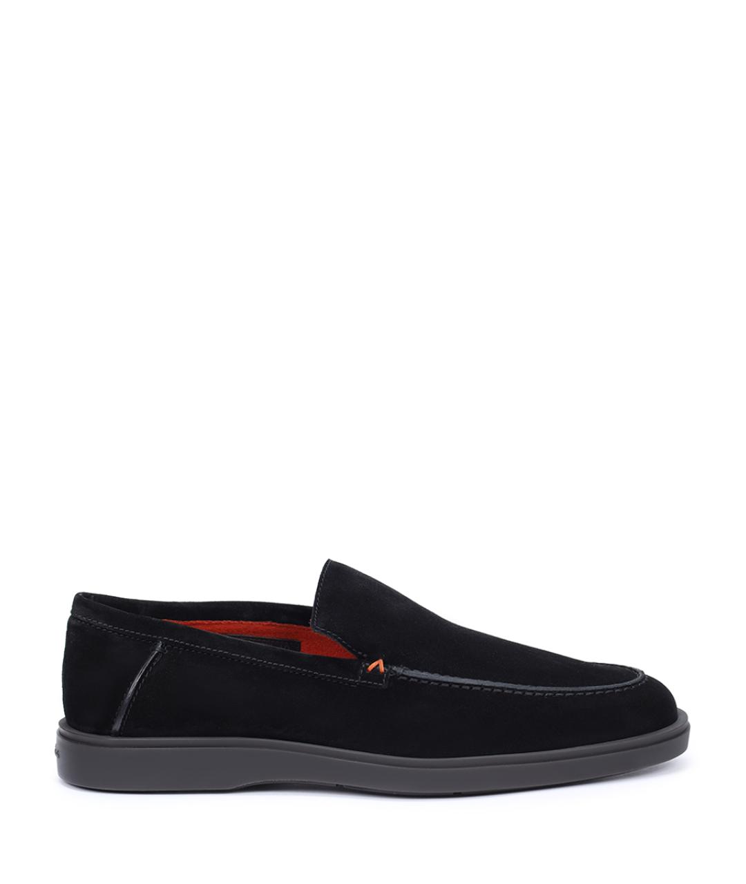 SANTONI Черные лоферы, фото 1