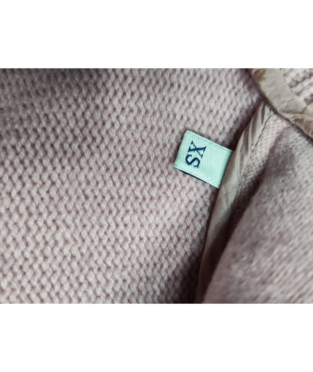 MONCLER Розовый шерстяной джемпер / свитер, фото 3