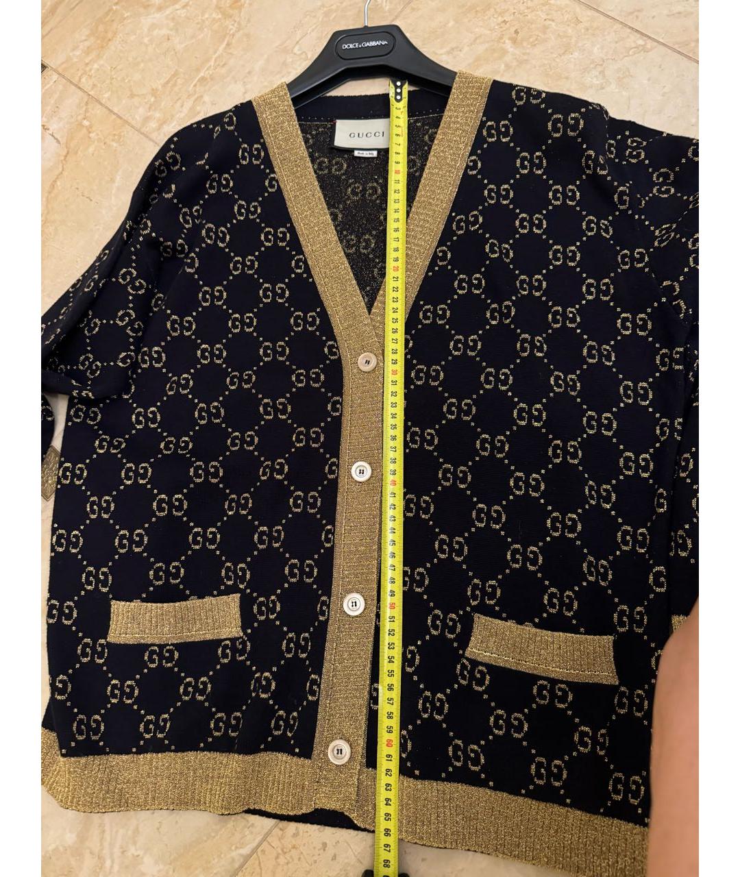 GUCCI Черный шерстяной джемпер / свитер, фото 4