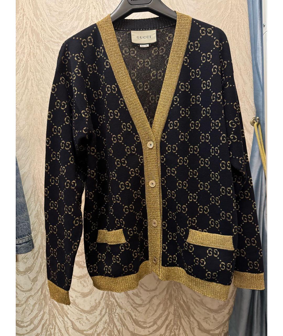 GUCCI Черный шерстяной джемпер / свитер, фото 8