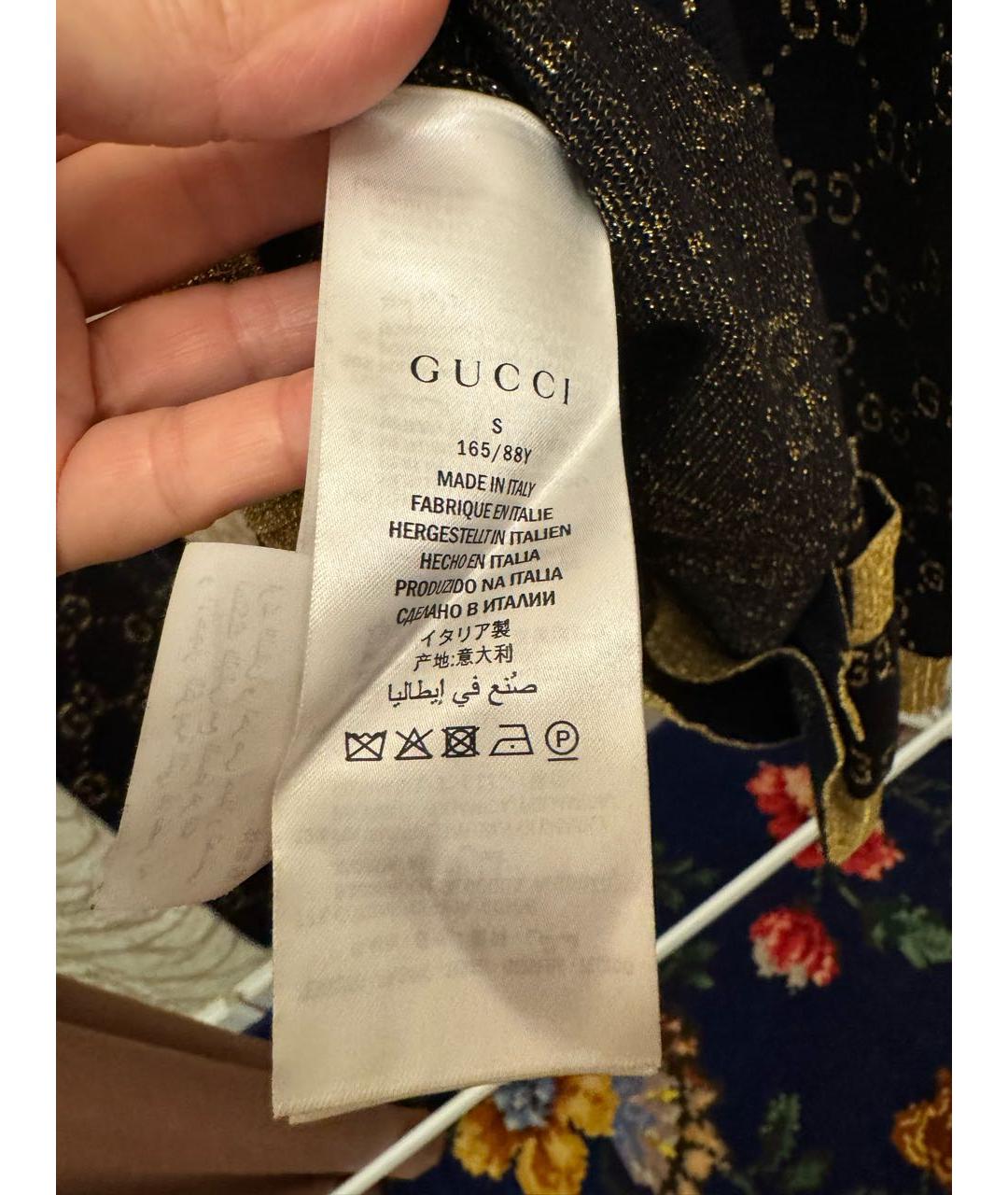 GUCCI Черный шерстяной джемпер / свитер, фото 7