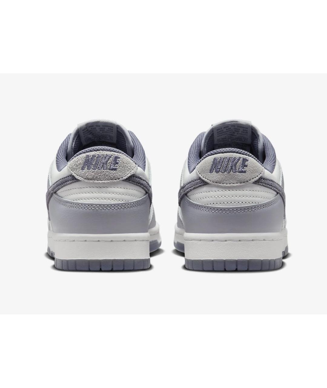 NIKE Серые кожаные низкие кроссовки / кеды, фото 4