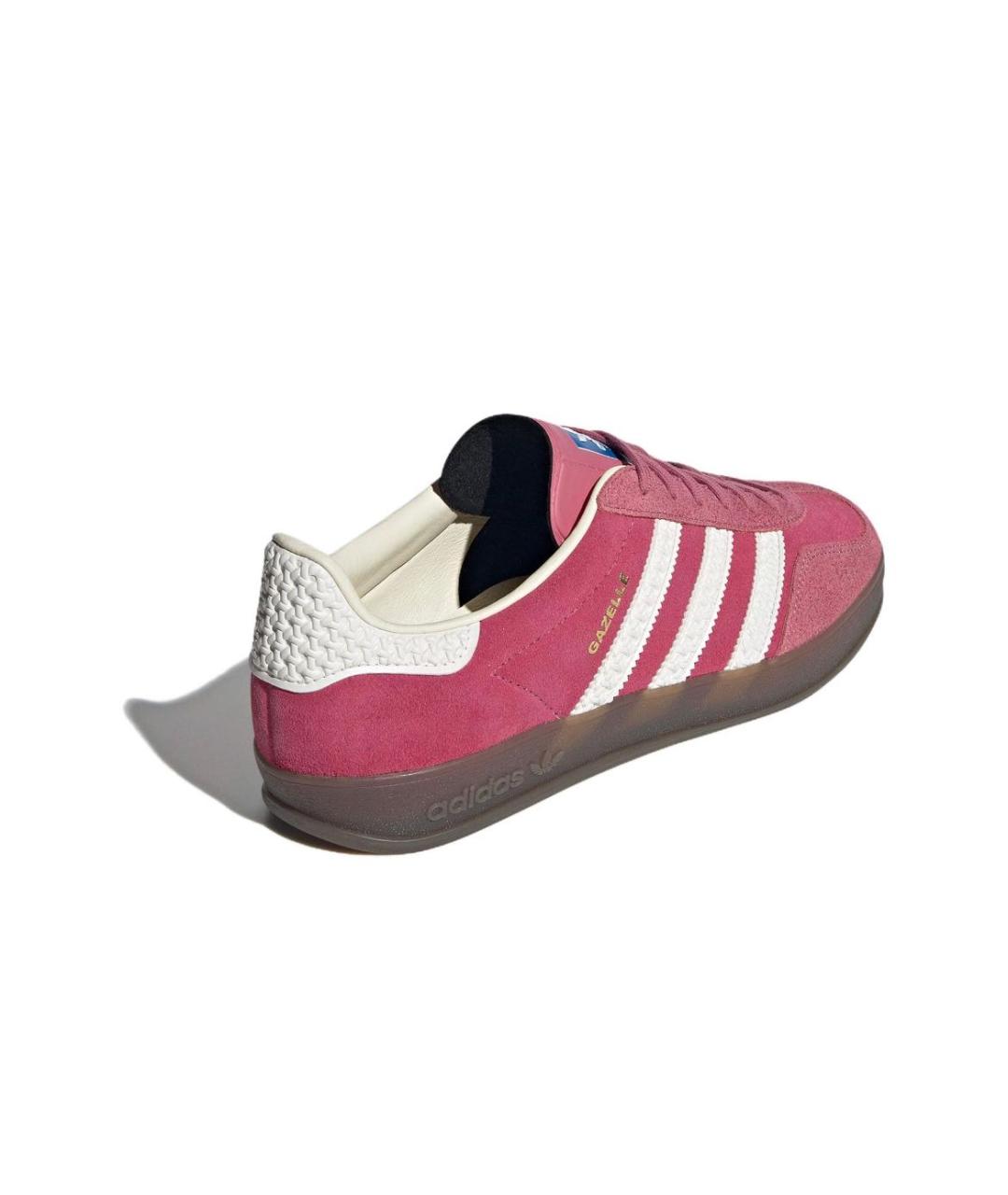 ADIDAS Коралловые кожаные кроссовки, фото 3
