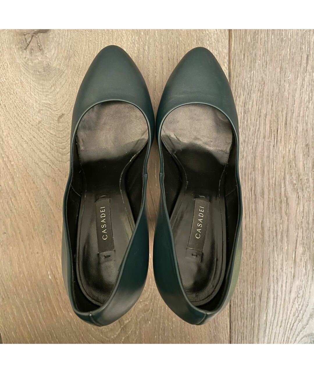CASADEI Зеленые кожаные туфли, фото 6