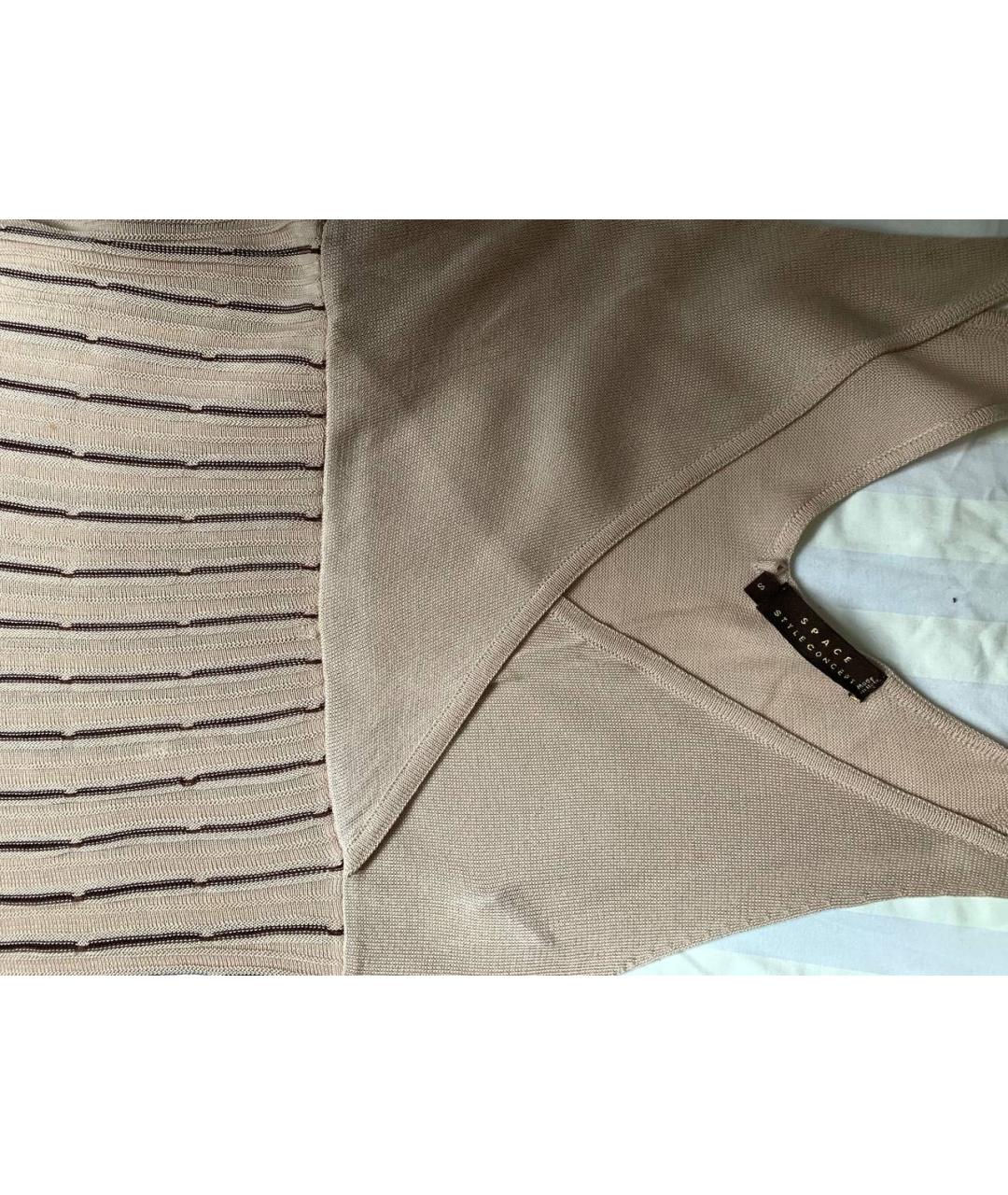 SPACE COLLECTION Бежевый сарафан, фото 3