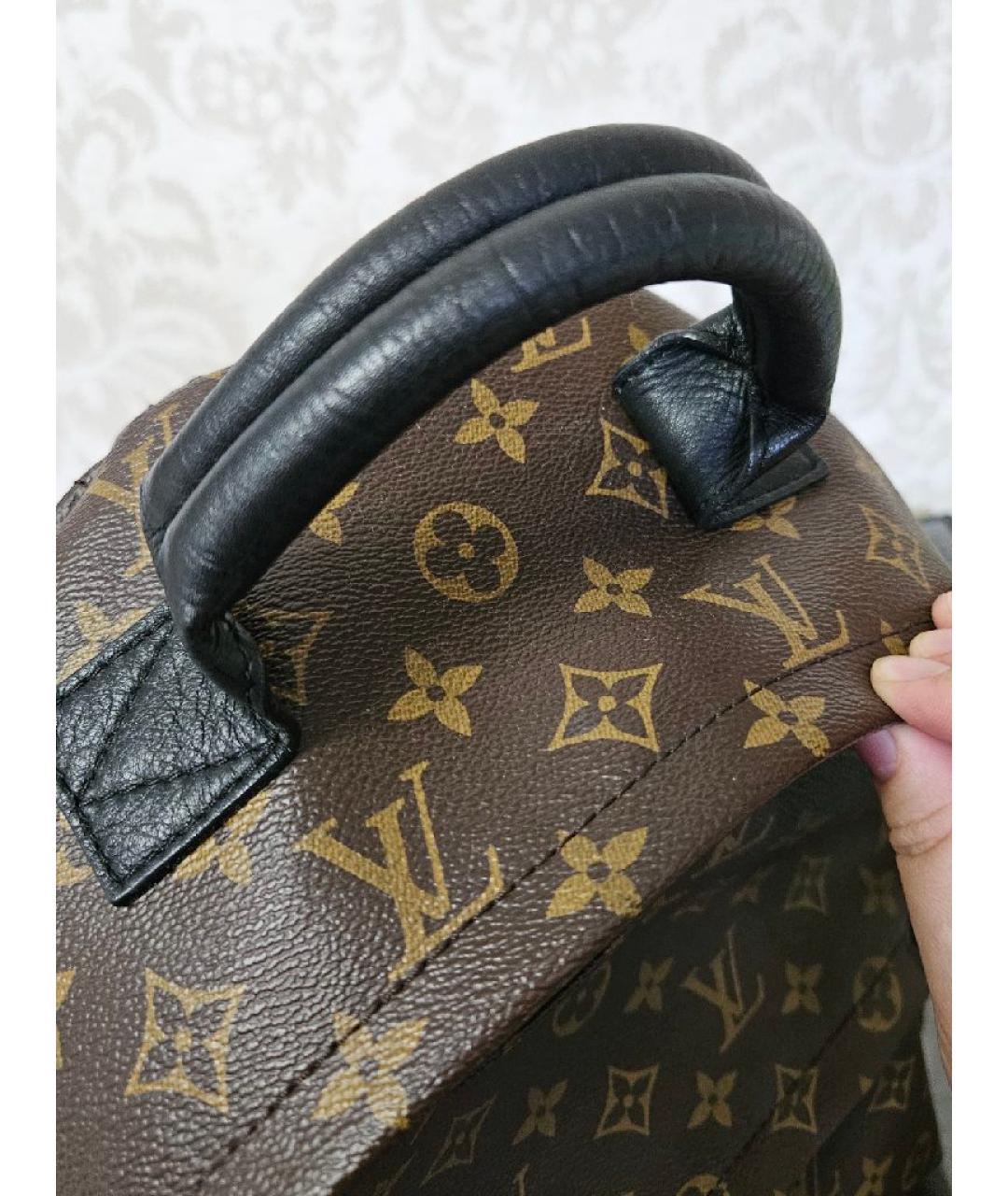 LOUIS VUITTON Коричневая сумка с короткими ручками, фото 7