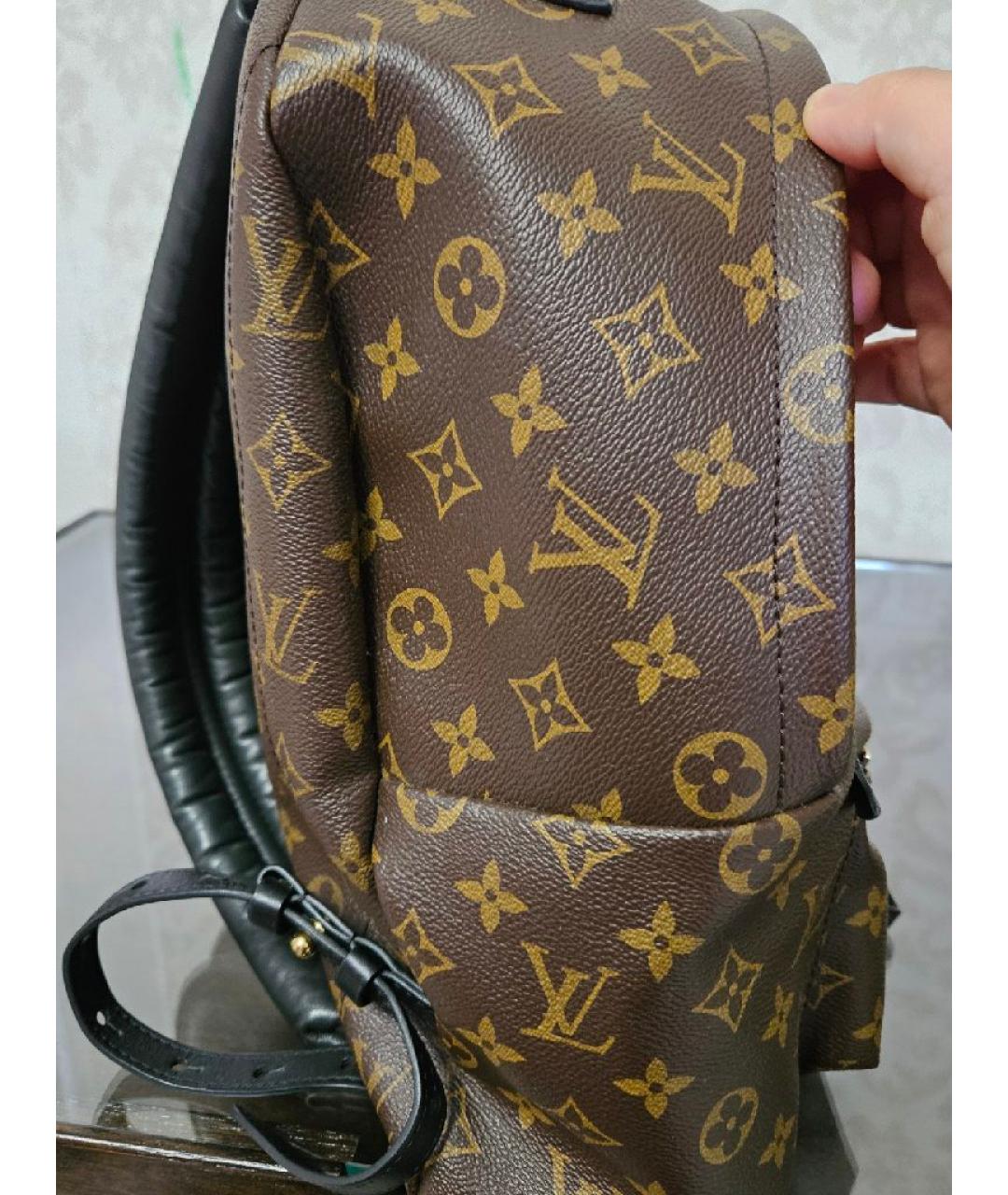 LOUIS VUITTON Коричневая сумка с короткими ручками, фото 8