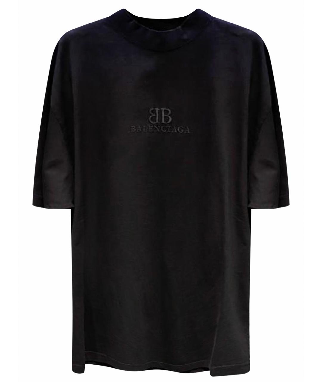 BALENCIAGA Черная футболка, фото 1