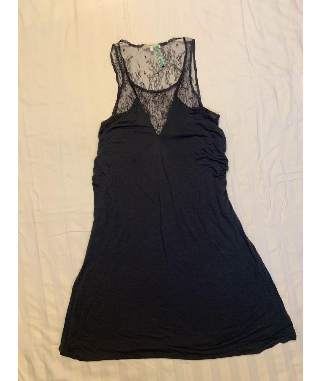 VANESSA BRUNO ATHÉ Антрацитовое коктейльное платье, фото 3