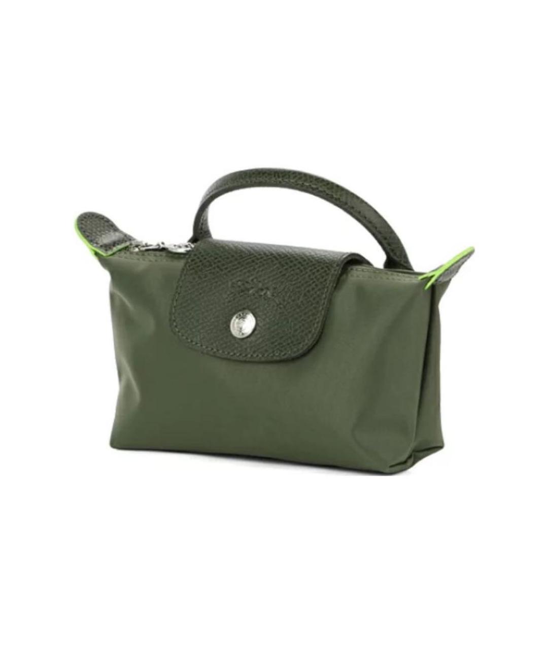 LONGCHAMP Хаки сумка с короткими ручками, фото 2