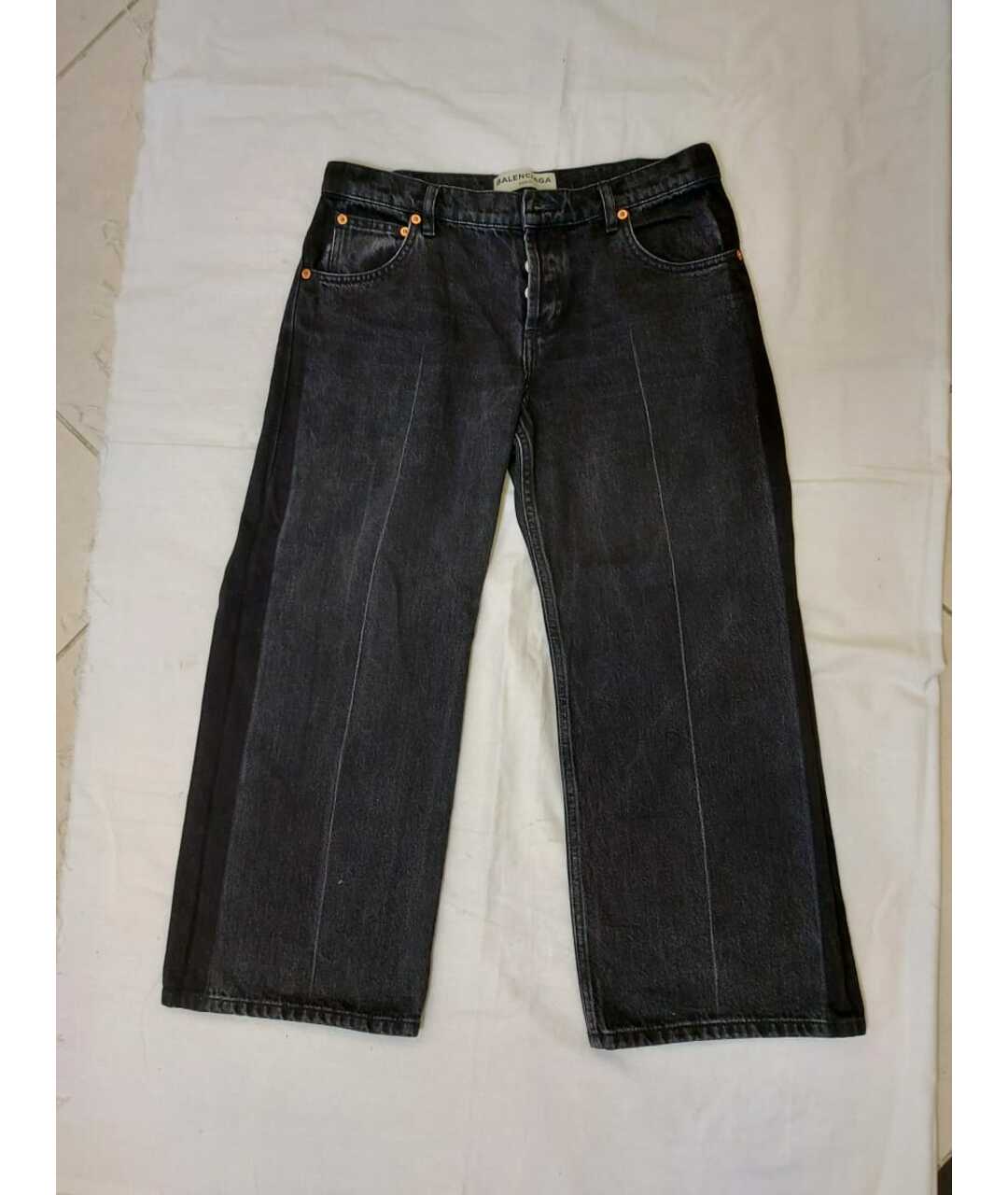 BALENCIAGA Черные прямые джинсы, фото 5