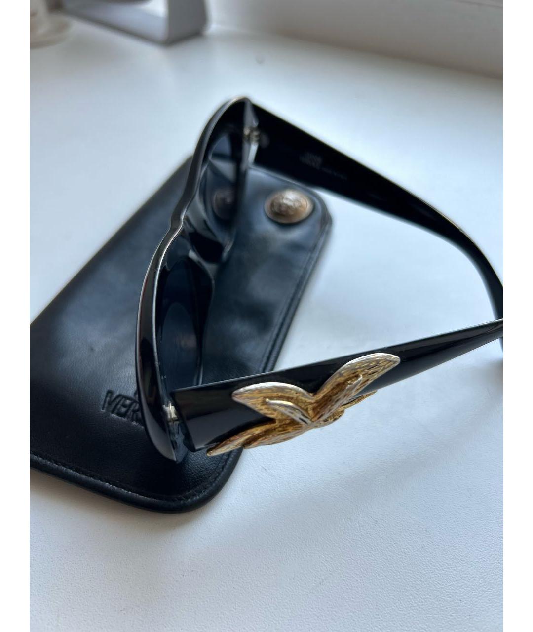 VERSACE Черные солнцезащитные очки, фото 2