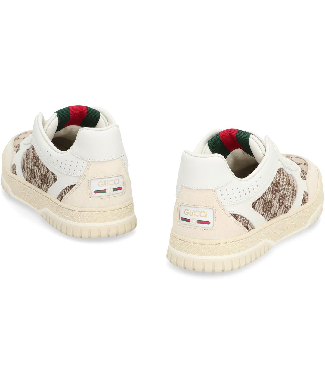 GUCCI Белые кроссовки, фото 4