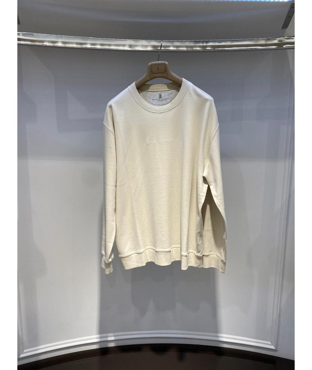 BRUNELLO CUCINELLI Бежевый джемпер / свитер, фото 4